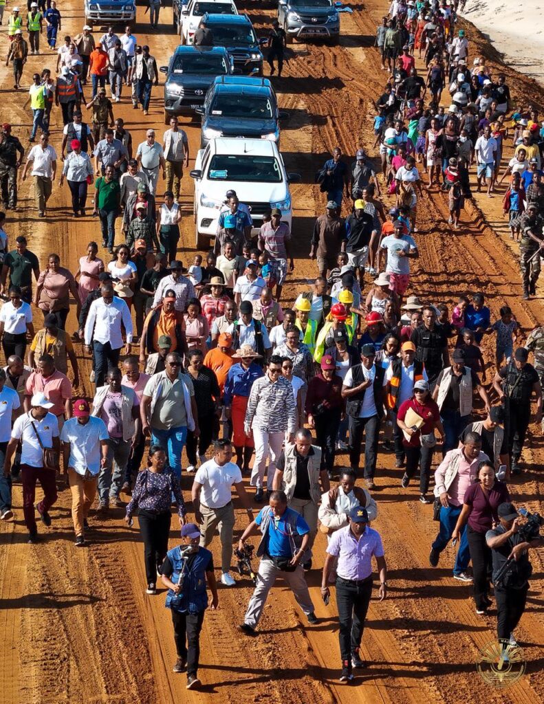 Président Andry Rajoelina : Visite des Grands Chantiers à Toamasina -  ledefi.madagascar