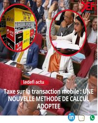 Taxe sur la transaction mobile : une nouvelle méthode de calcul adoptée