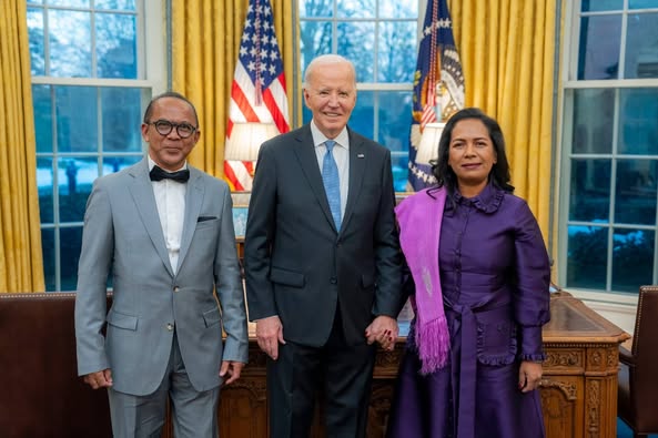 L’ambassadrice Lantosoa Rakotomalala reçue par le président Joe Biden