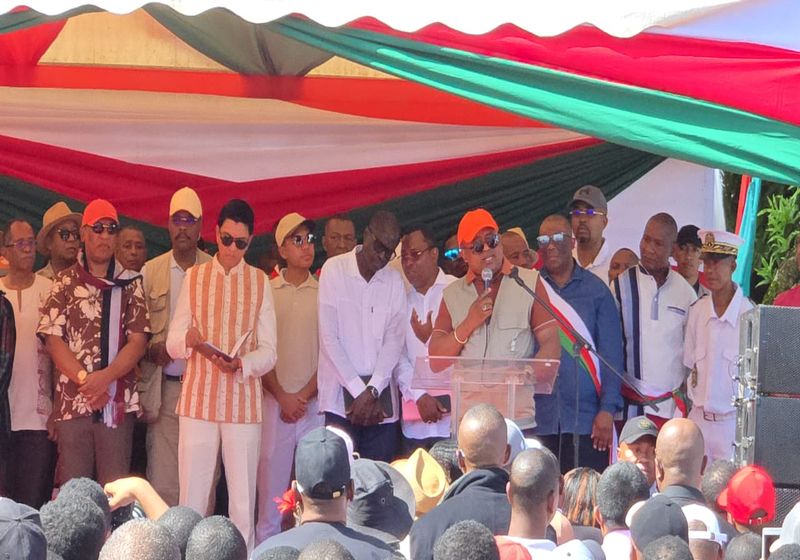 🛣️ Sainte-Marie : 89 km de route inaugurés par le Président Andry Rajoelina 