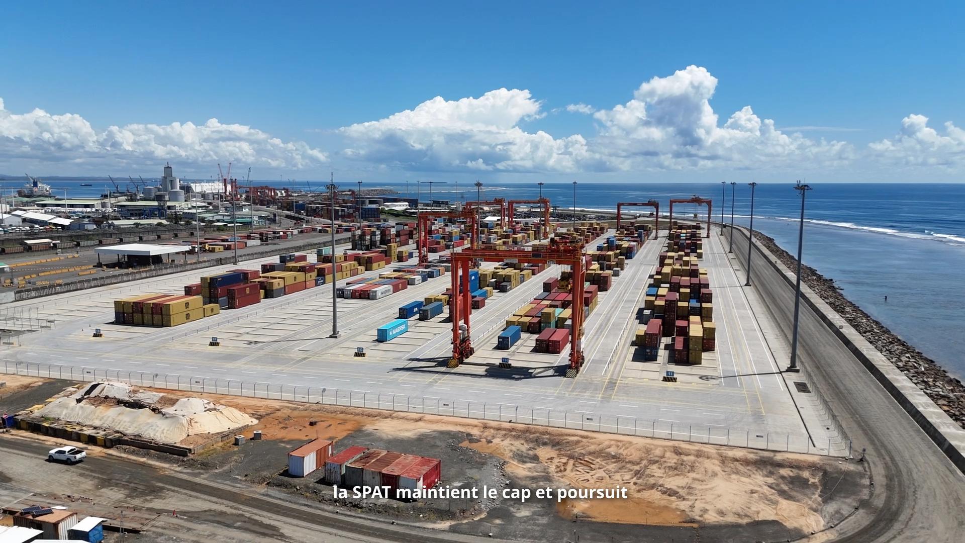 PORT DE TOAMASINA : LE CHANTIER DE L’EXTENSION TOURNE A PLEIN REGIME
